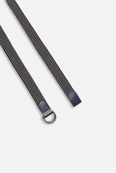 CINTURA RIGATA IN CORDA BLEU